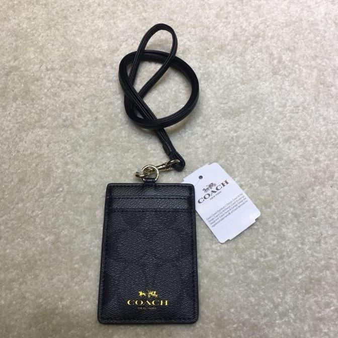 

Office & Stationery | Document Organizer | Lanyard C0Ach Id Lanyard Signature Canvas Black Original C0Ach F65573 | Best Seller