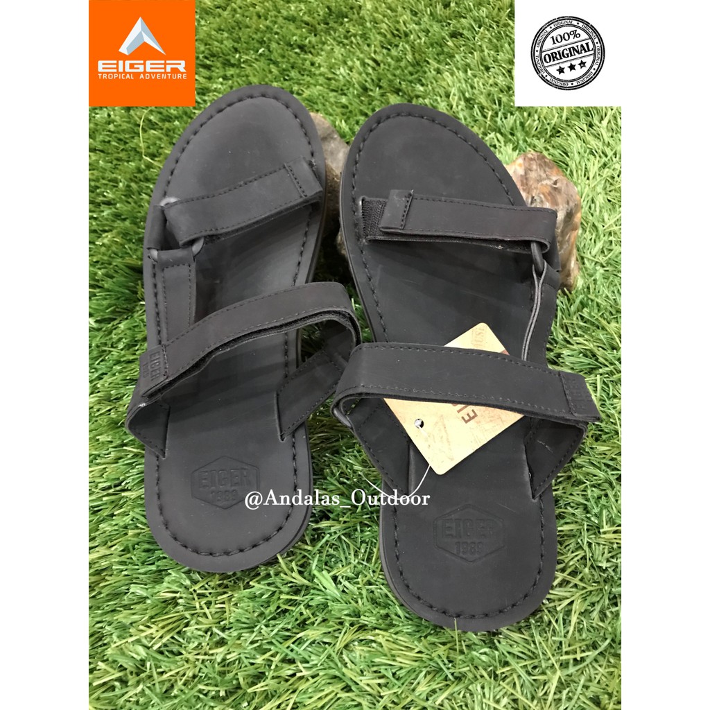EIGER001 SANDAL SLIP-ON DUBLIN , BLACK 6729