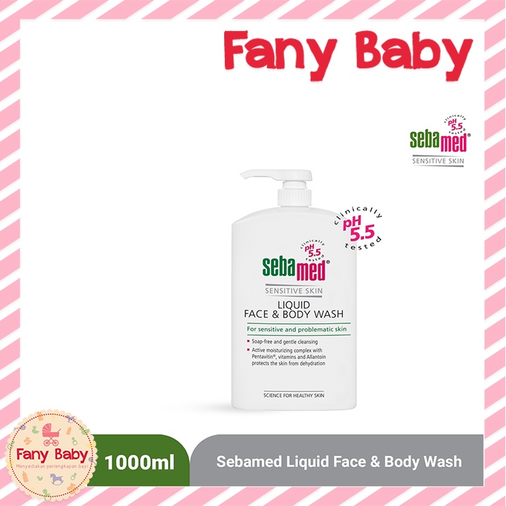 SEBAMED LIQUID FACE AND BODY WASH 1000ML