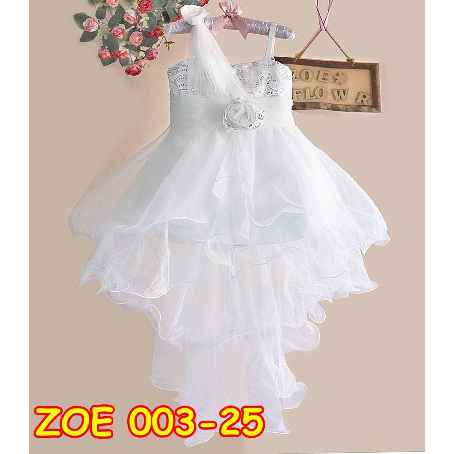 ZOE 003-25 / DRESS WHITE / BAJU ANAK