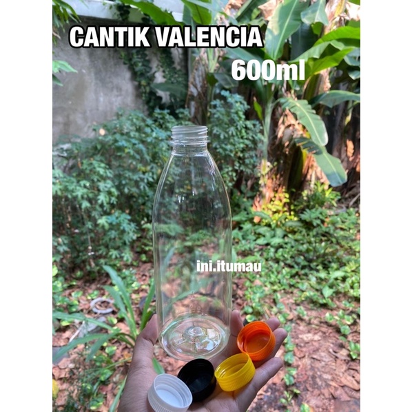 500 ML - 600 ML BOTOL KOSONG VALENCIA KALE PLASTIK BULAT kopi / teh / jus / susu MURAH