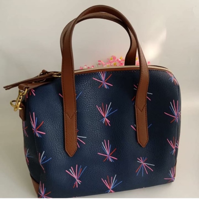 Sydney satchel navy kembang api