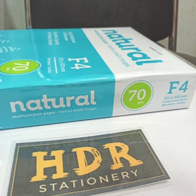 

Kertas HVS Natural F4 70gsm