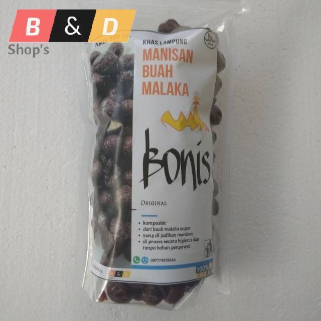 

BONIS. Manisan Buah Malaka Khas Lampung Netto 1 Kg.