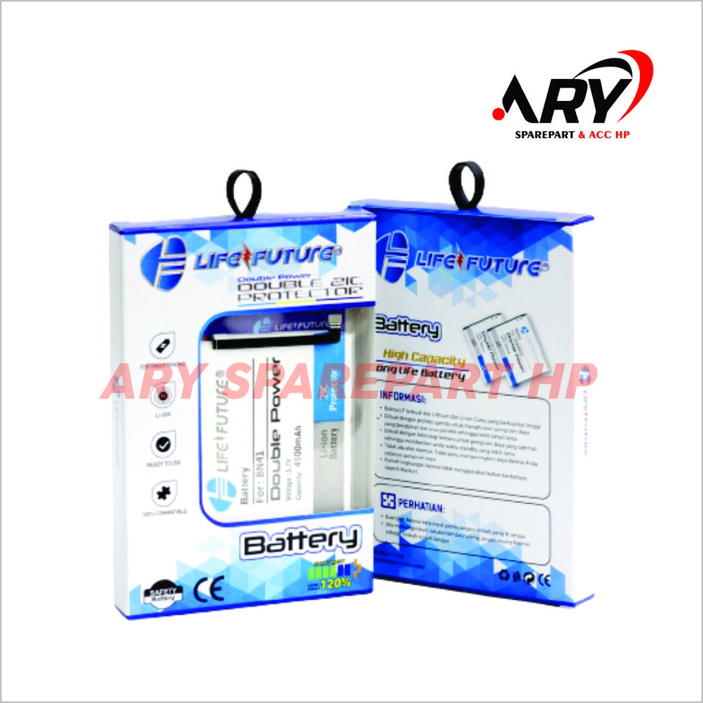 Baterai Xiaomi Redmi Note 4 / Baterai Xiaomi BN41 Life Future