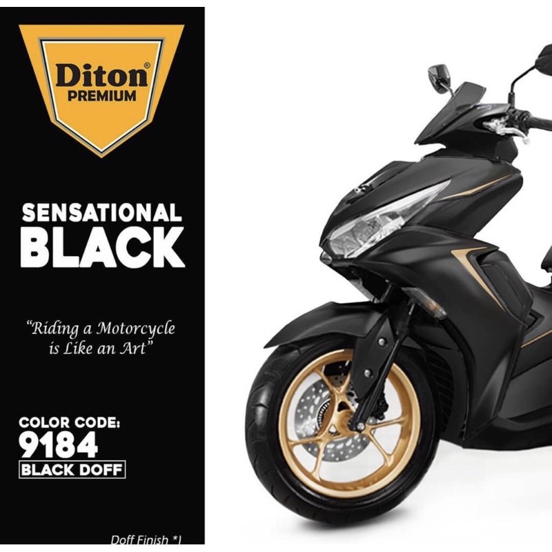 PILOK DITON PREMIUM BLACK DOFF 400CC