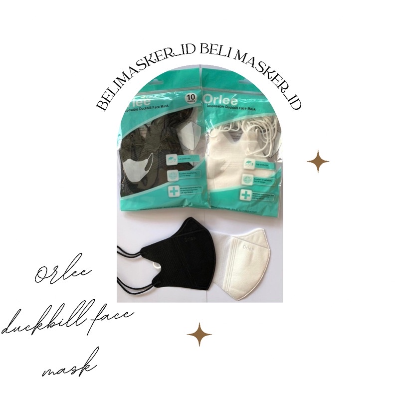 Masker duckbill Orlee isi 10pcs
