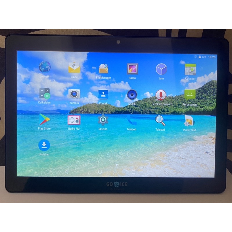 tablet go ice layar 10inc 4GLTE 2 sim on