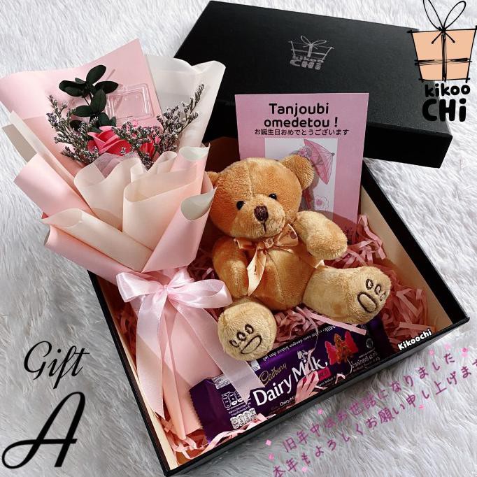 

Gift Box Hadiah Ulang Tahun Cewek Kado Pacar Anniversary Wisuda Istri - paket A