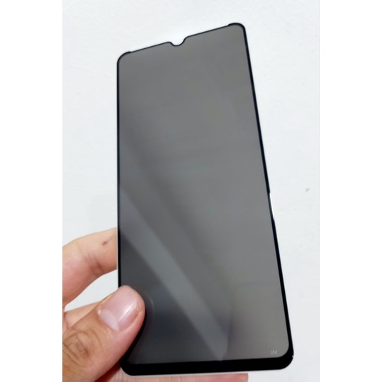 XIAOMI REDMI 10C POCO C40 12C TEMPERED GLASS KACA PRIVACY FULL COVER FULL GLUE