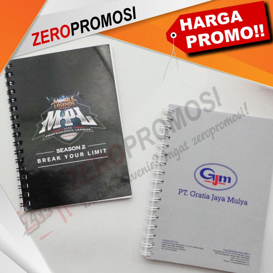 

Souvenir Memo Agenda Custom Ukuran A6 Dengan Cover Artcarton