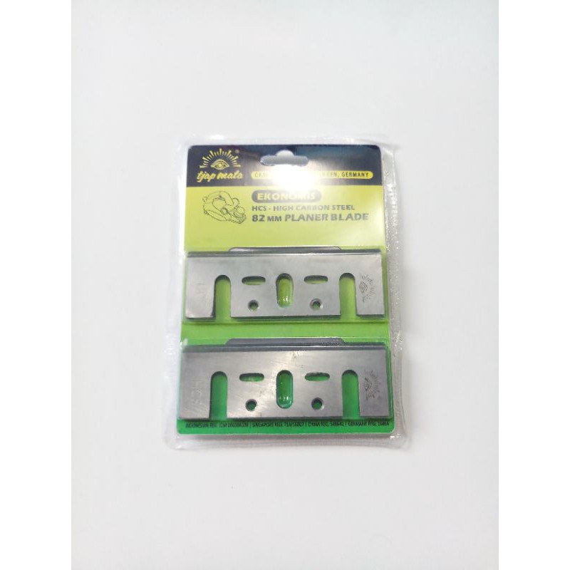 Mata Pisau Serut 82mm Tjap Mata (HCS) / Planner Blade / Ketam Cap mata