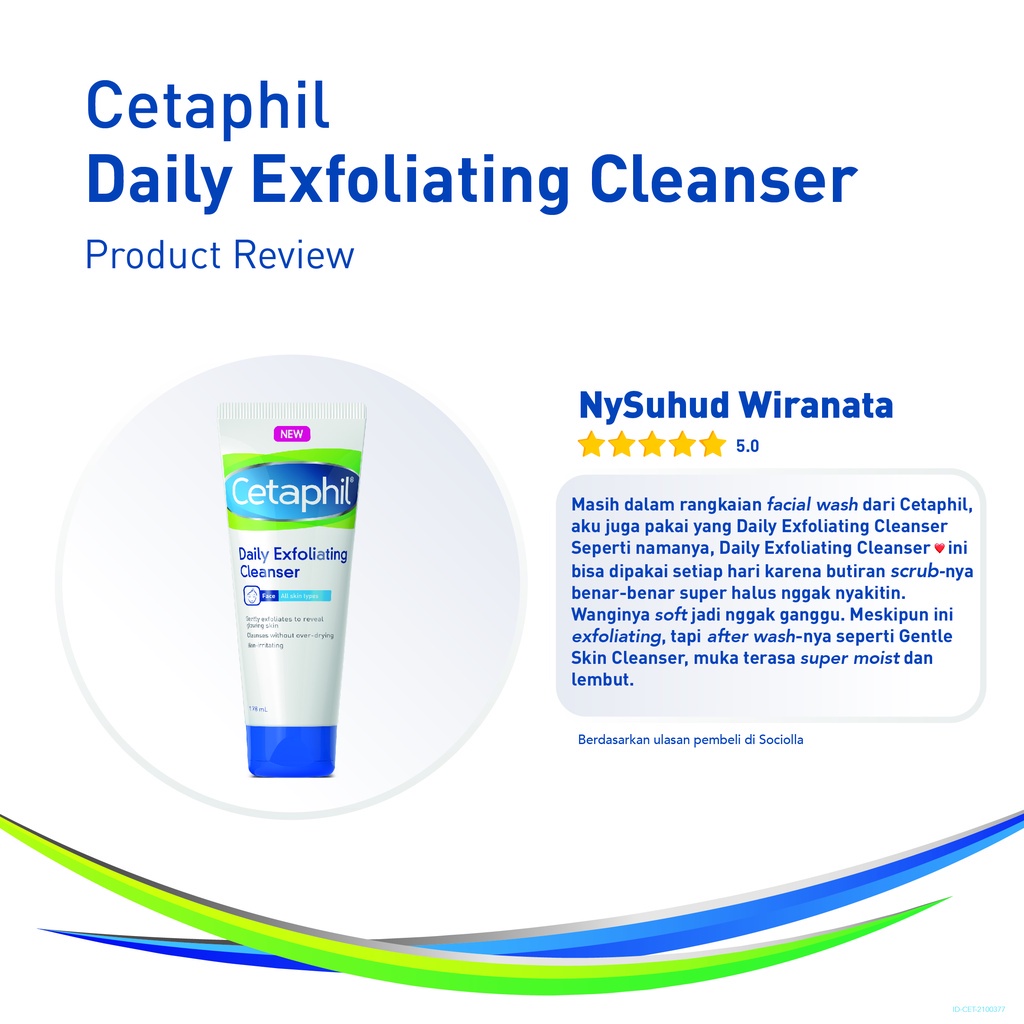 Cetaphil Daily Exfoliating Cleanser Sabun Pembersih Wajah