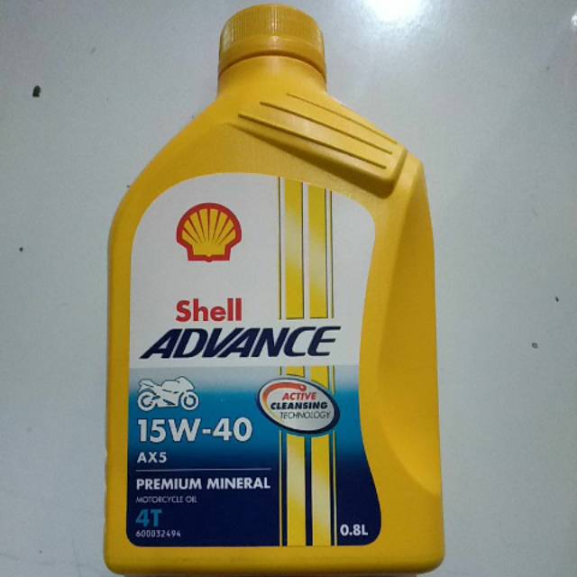 Oli Shell Advance AX5 800 ml 15W 40