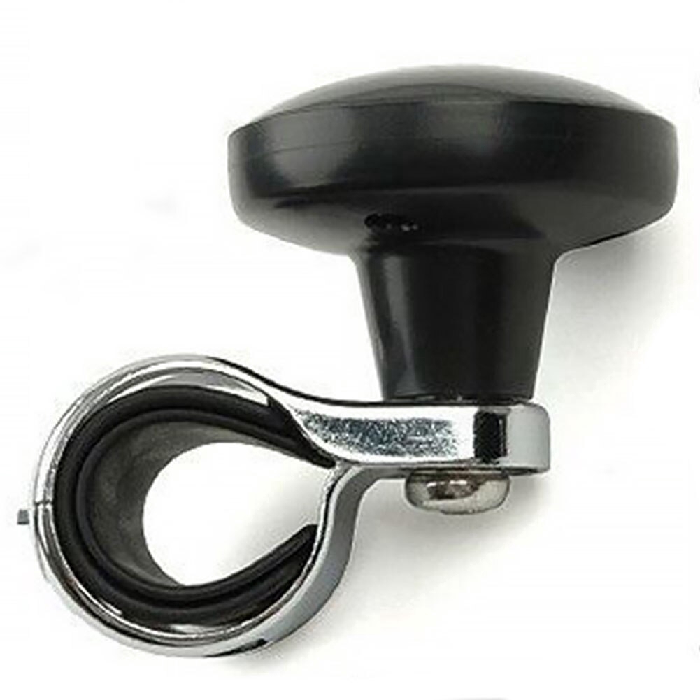 Knob Power Handle Alat Bantu Pemutar Setir Mobil Universal Bahan Metal Warna Hitam