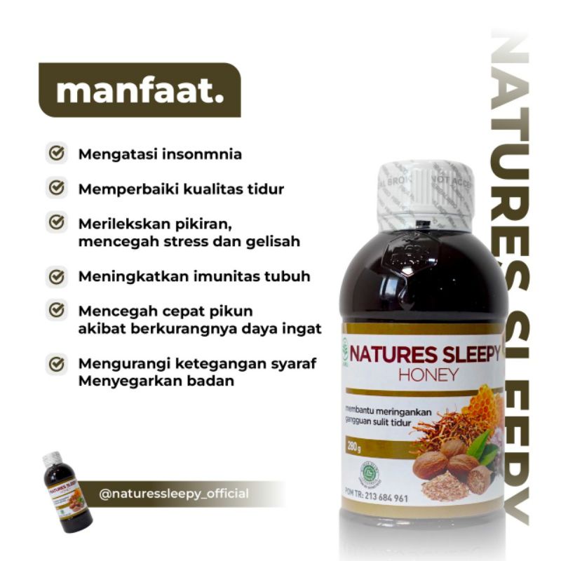 

Madu Natures Sleepy Original Madu Susah Tidur