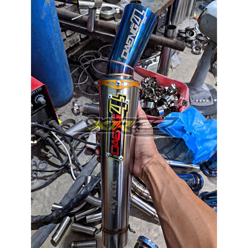 Knalpot Kidal Satria FU-Vixion-CB150R DAENGSAI4 All Motor Free Laser Nama