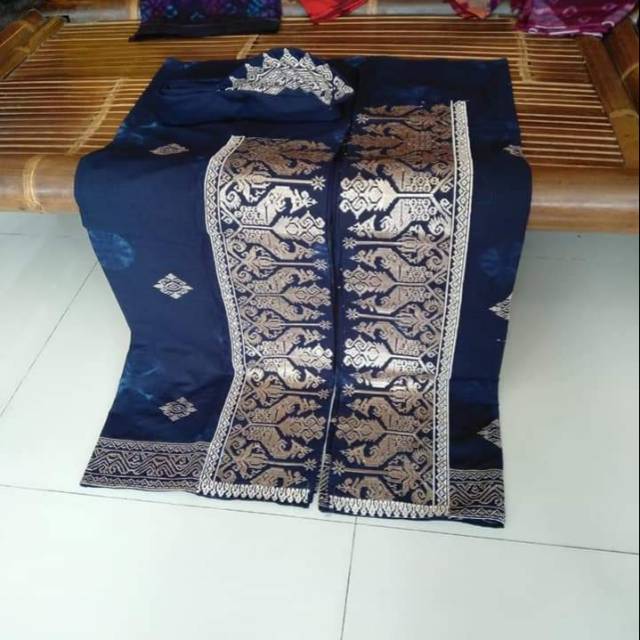 Set couple endek bordir bali