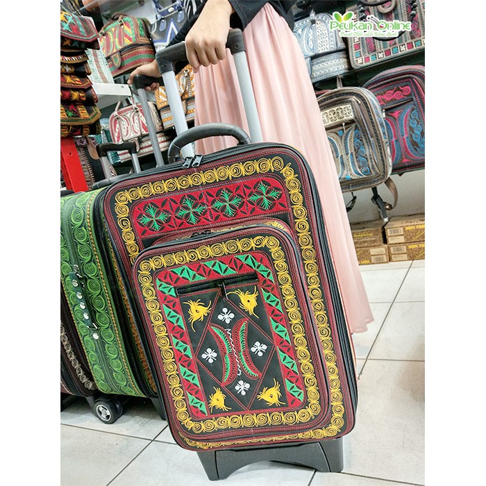 Tas Travel Aceh - Koper Motif Aceh Hindi