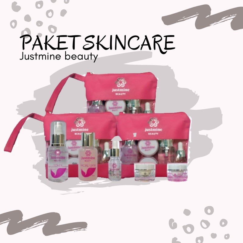 Justmine Beauty Skincare BPOM / Paket Skincare Justmine
