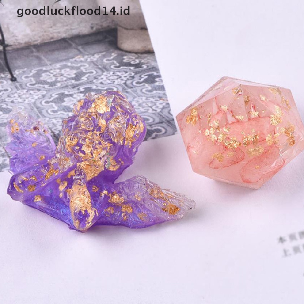 [OOID] Foil Decorative Resin Mold Glitters Fillings Materials Jewelry Making DIY Craft ID