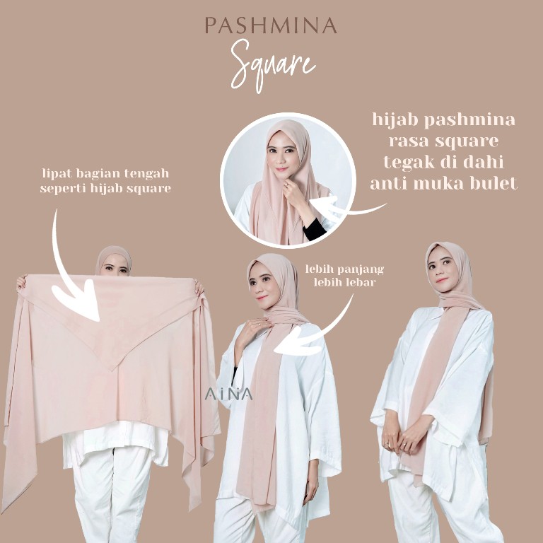 PASHMINA SQUARE PART I / PASQUARE PASHMINA SQUARE