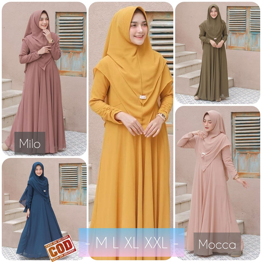 C.P - Gamis Mayra Syari free Hijab