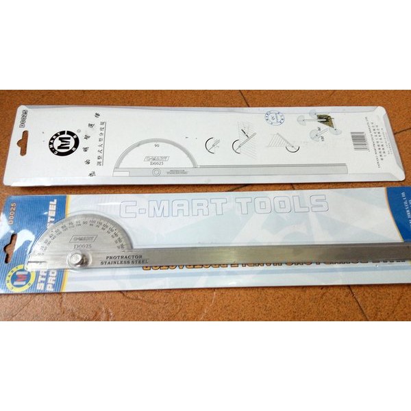

Busur Derajat Combi Penggaris Stainless Steel Protractor Alat Ukur Sudut ( size Besar )