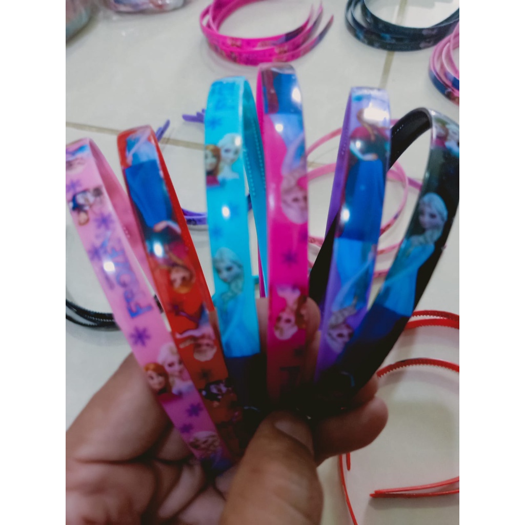 ~ PIYOSHI08 ~ Bando Anak Motif Putri / Frozen Lucu Murah AF95