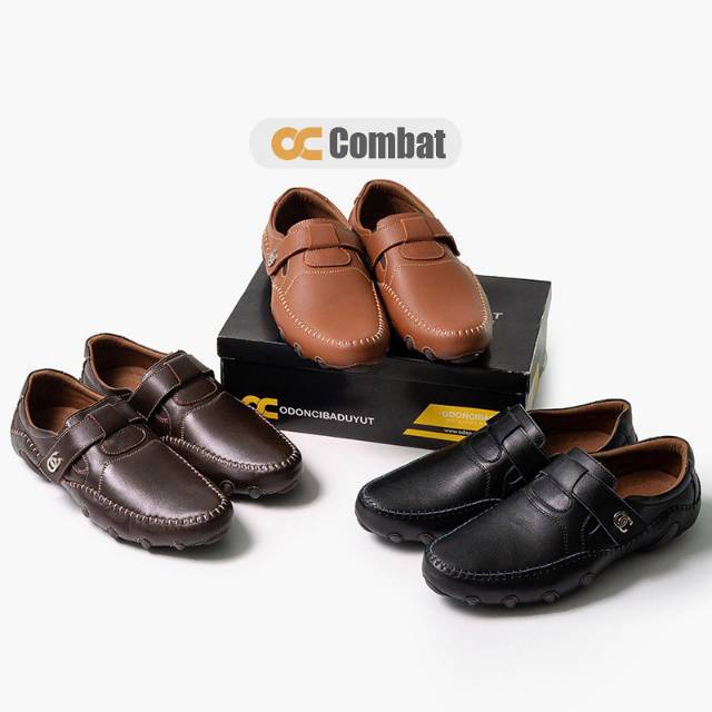 SEPATU Slip-on Kasual Kulit SEPATU PRIA ODONCIBADUYUT OC-003-LA