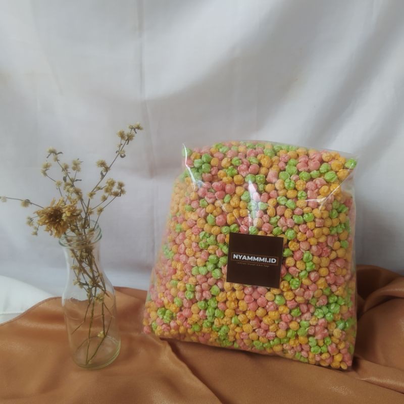 

[TERMURAH] Cemilan Nyamnyam Crispy Warna Warni 500gr