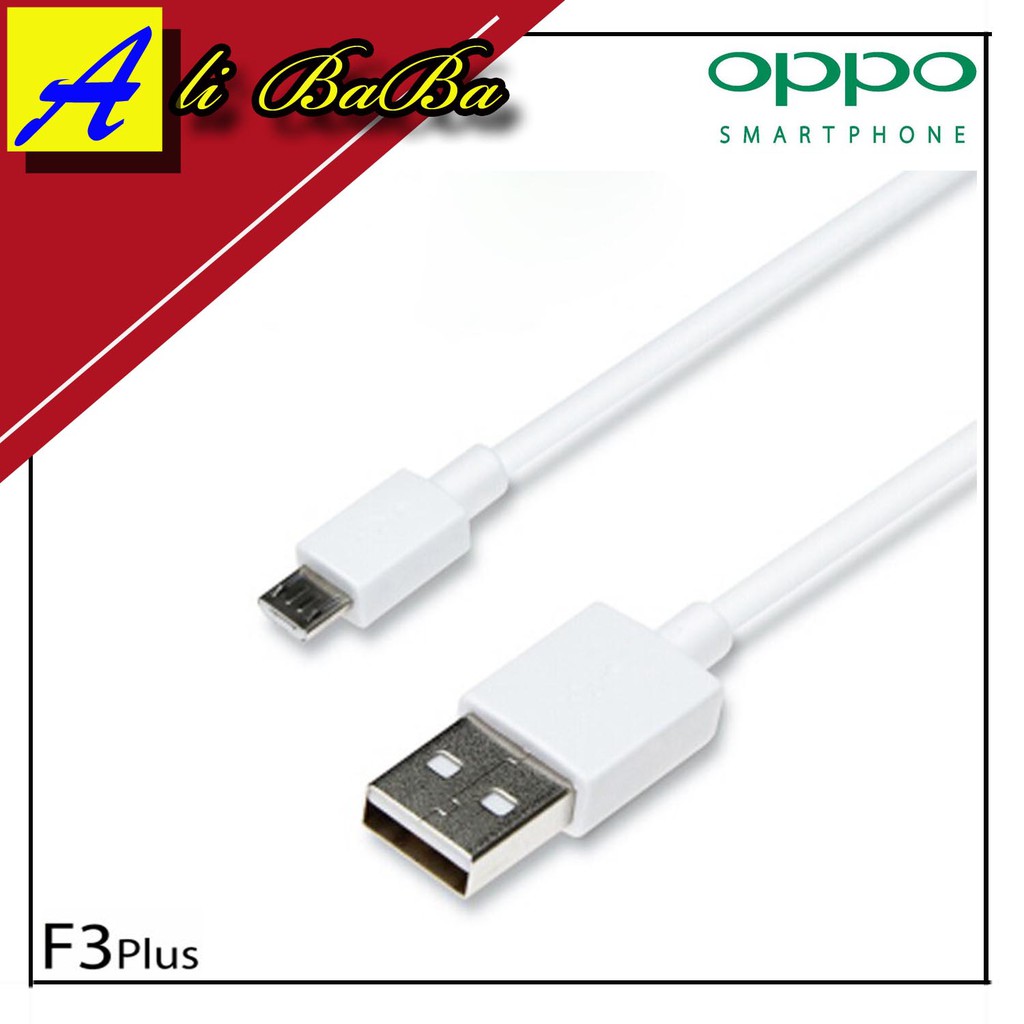 Kabel Data Charger Handphne Oppo 2 Ampere Fast Charging Oppo F1 F2 F3 Neo 7 9 USB Oppo Cable Oppo