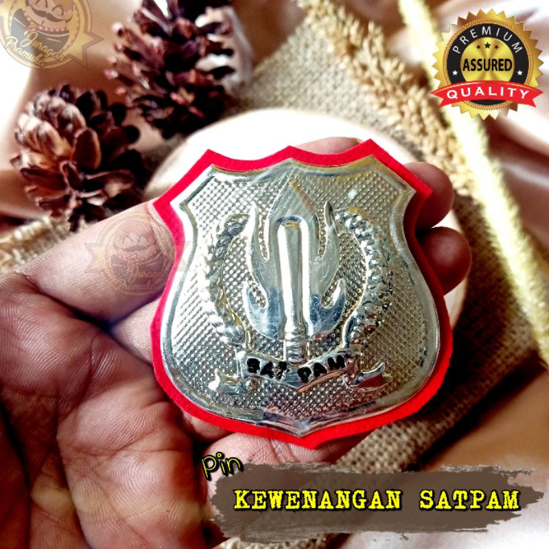 LENCANA KEWENANGAN SATPAM SECURITY