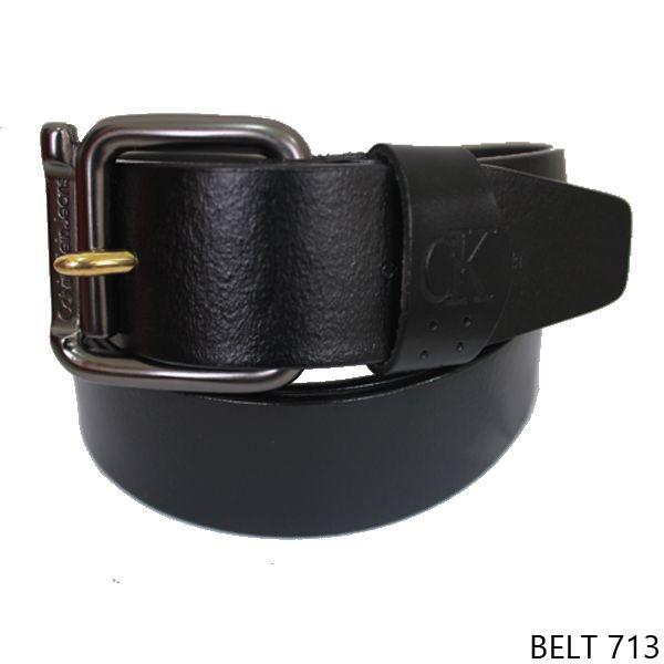 Ikat Pinggang Jarum Semi Kulit Hitam - BELT 713