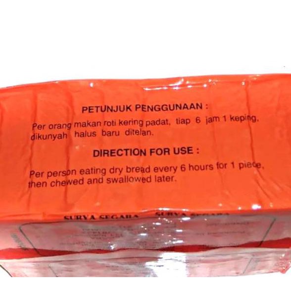 

⇍ Makanan Darurat Halal MUI, Ransum Pendaki, Survival Food, Imukal, Enertab, Enerkit Bekal Mancing ➩