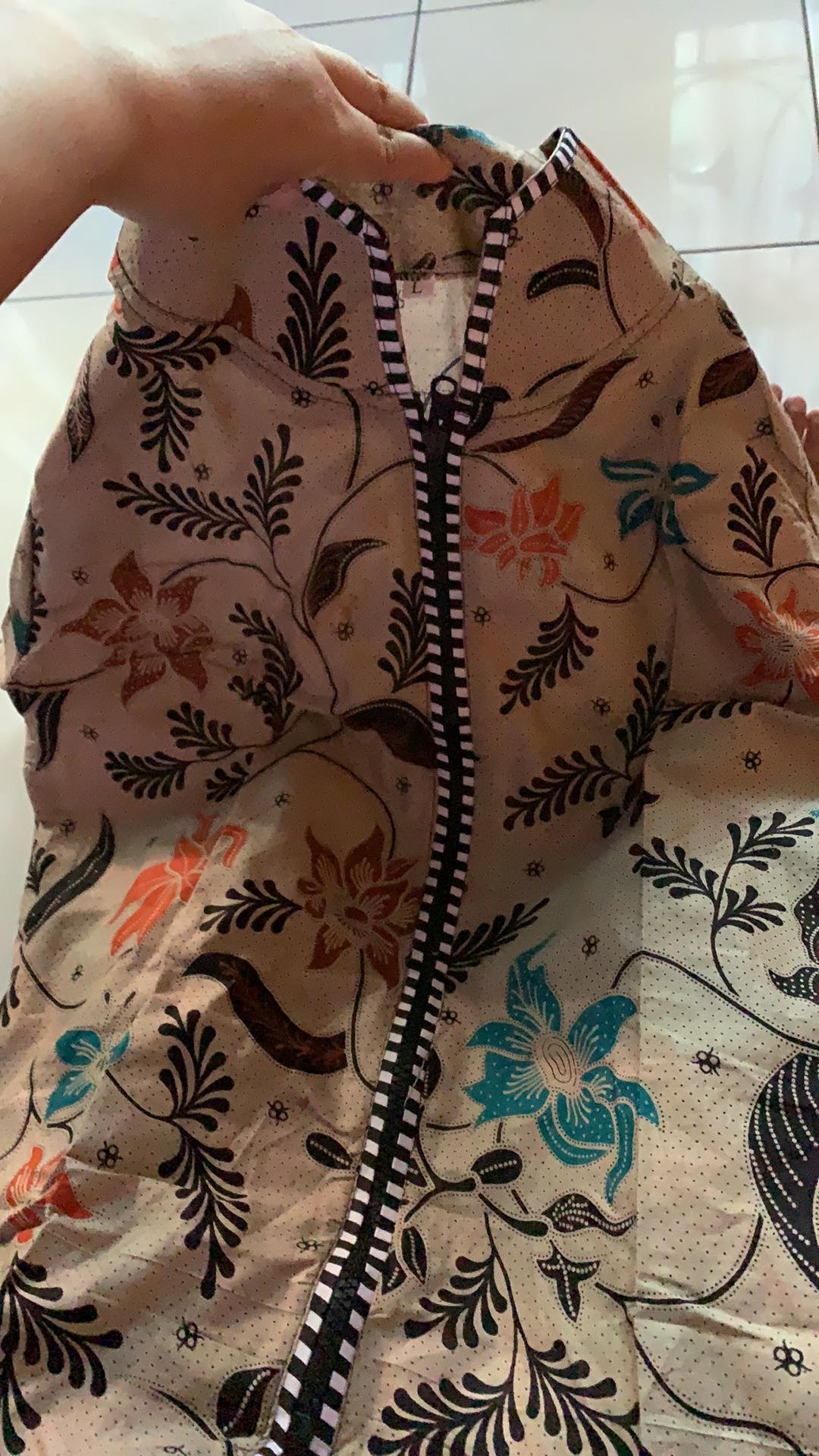 Atasan Batik Dolby Dolbi Dobby Doby Tenun Sutra Tulis Halus Katun Atbm Baron Zipper Zebra Series