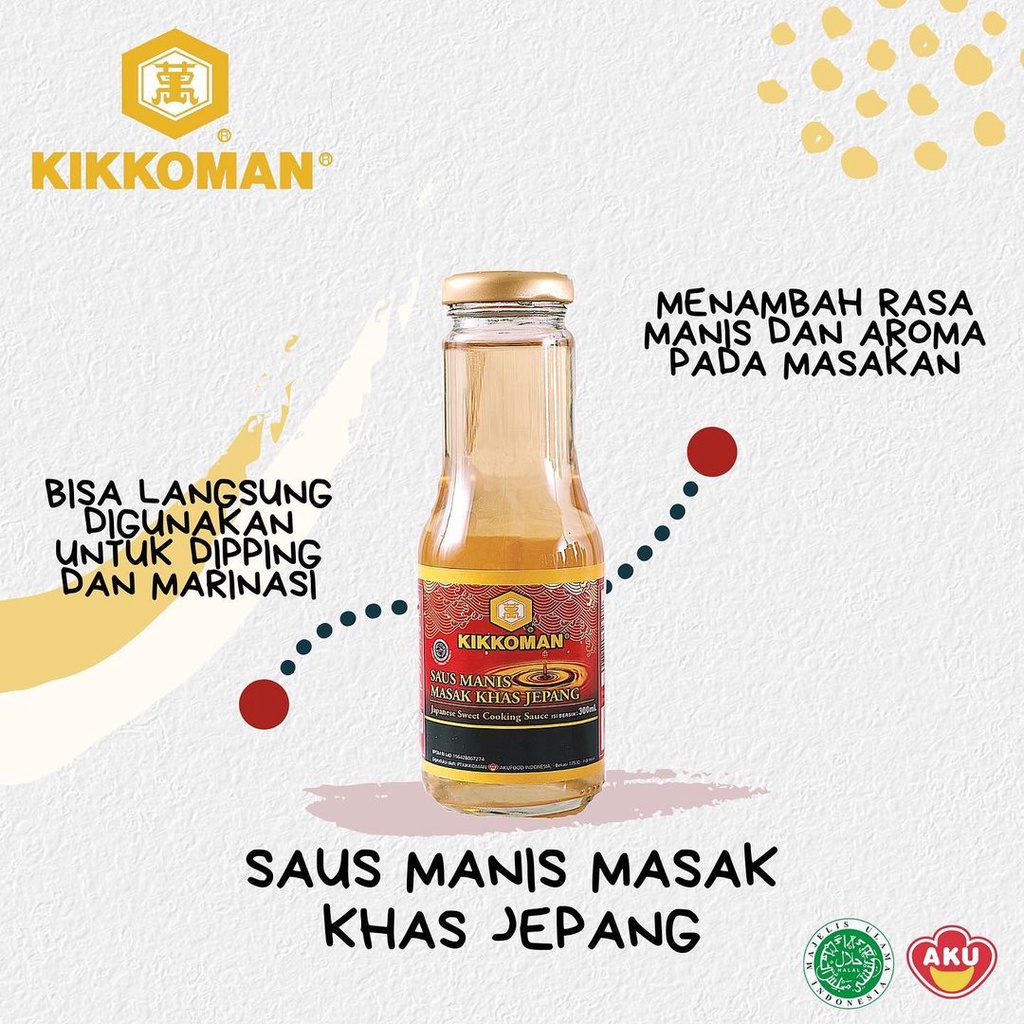 

Kikkoman Saus Manis Jepang 250ml - Kikkoman Mirin Halal - Mirin Jepang Halal