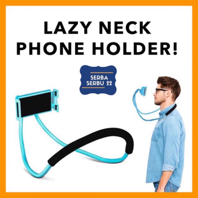 Lazyneck Phone Holder di Leher Lazyneck Hanging Cell Lazypod Phone Stand Mount Necklace Pod Gantung