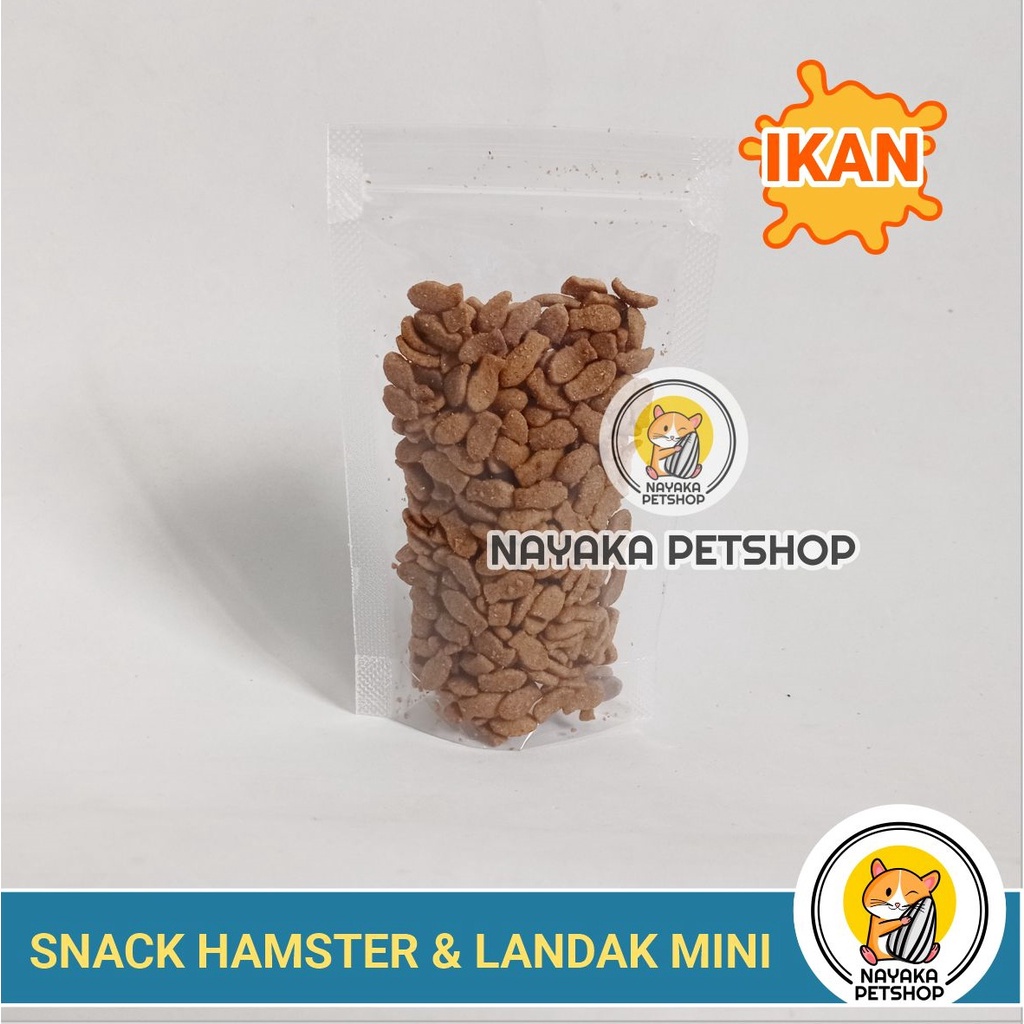 Snack Biskuit Hamster 50 gr Makanan Landak Mini Cemilan Extra Food