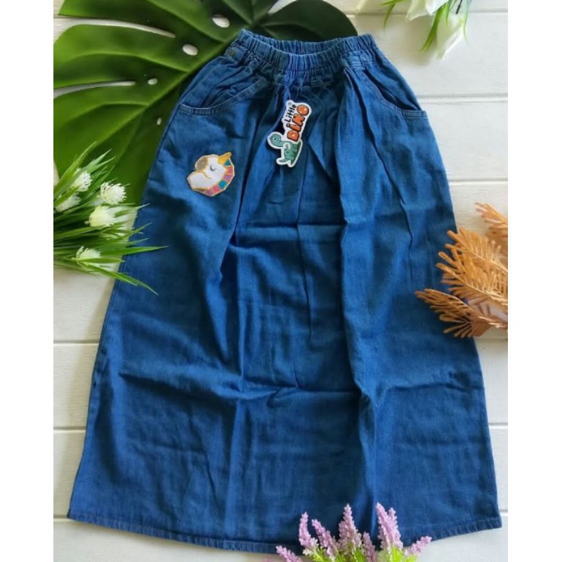 Rok jeans/rok panjang/rok jeans anak/rok jeans panjang
