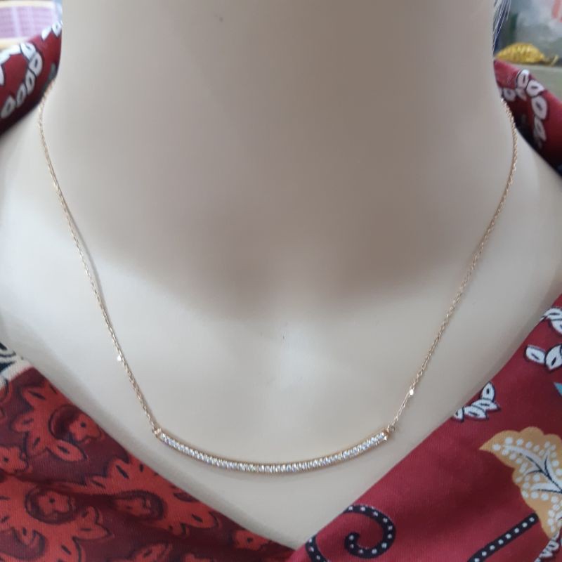 kalung smile hala gold