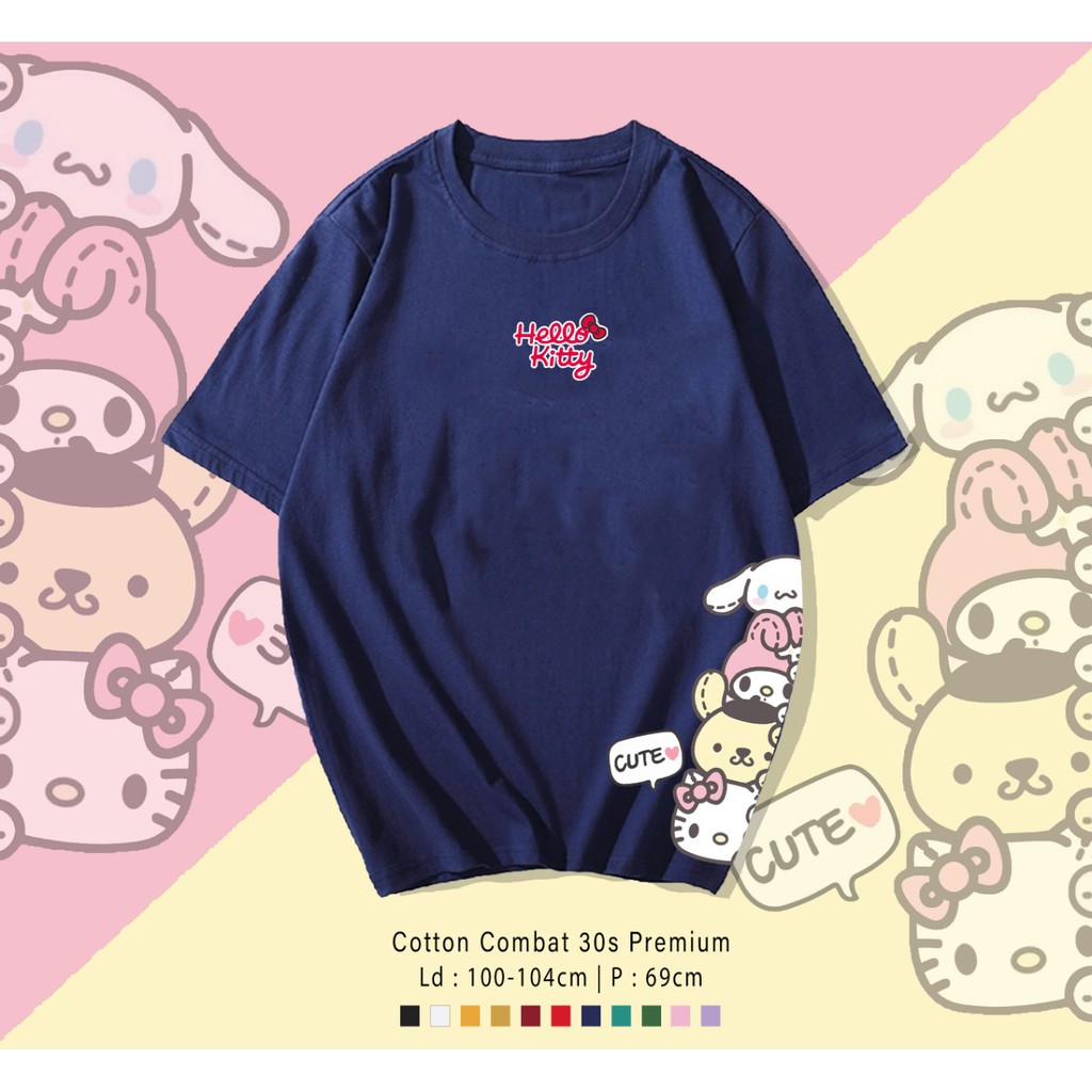 HELLO KITTY LUCU KARAKTER FAMILY LOGO DESIGN KITTY  / TERMURAH PREMIUM