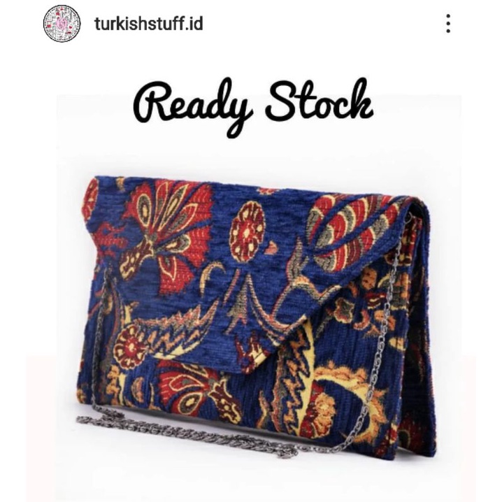 tas pesta selempang wanita ASLI TURKI
