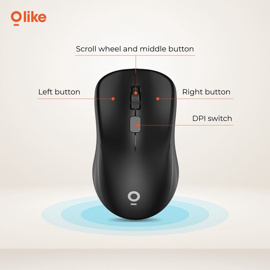 Mouse OLike M1 Black USB