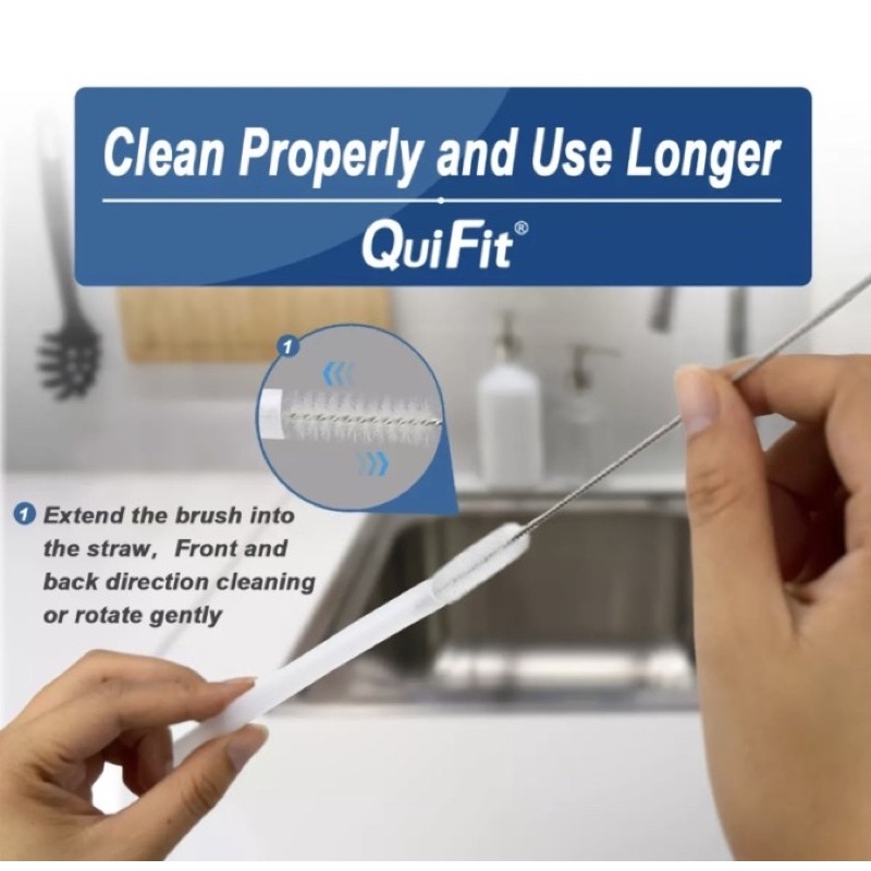 QuiFit Straw Brush Sikat Sedotan