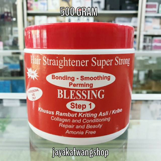 BLESSING STEP 1 (500 GR) Obat Rebonding Smoothing Perming Pelurus Rambut