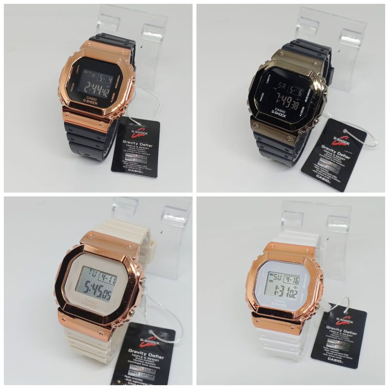 (Cod)Jam Tangan Pria/Wanita Chasio GM-5600 Strap Rubber(Dikirim Jakarta)