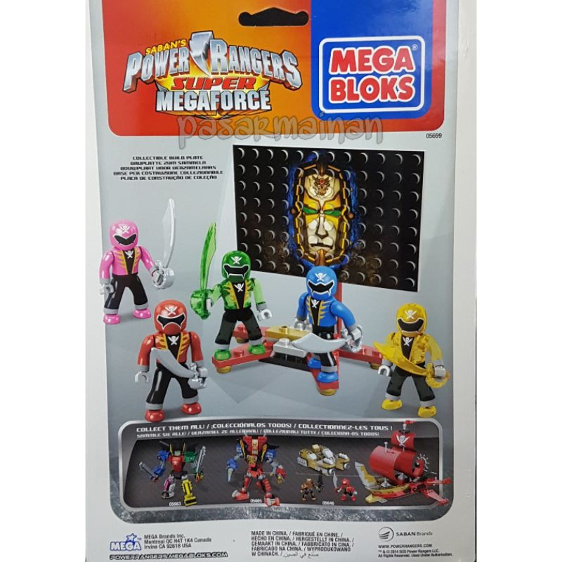 Mainan Mega Bloks Power Rangers  Super Mega Force Original/figure power rangers/Mega Bloks