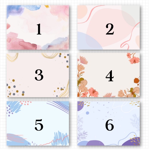 

Kartu Ucapan Blank Card Gift Card Greeting Card Thank You Card