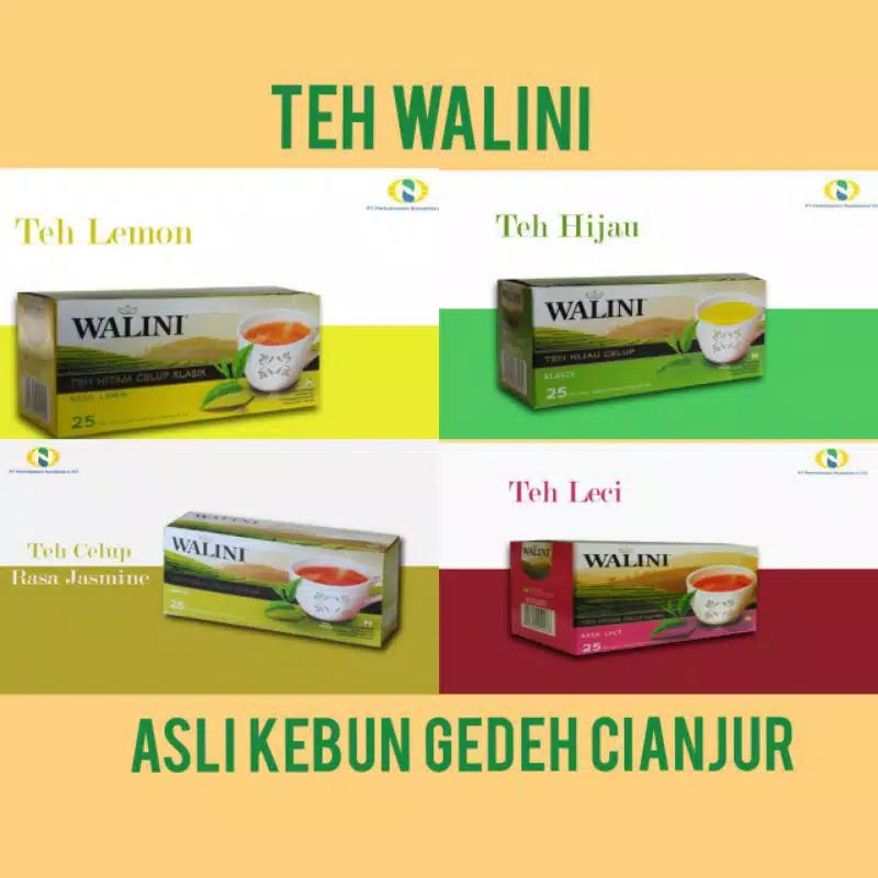 teh Walini hitam clasic semua varian 25's